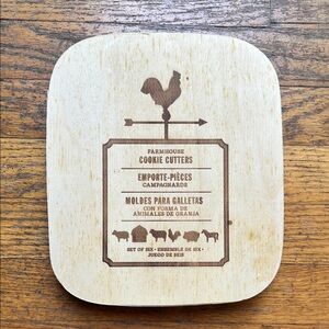 Farmhouse Cookie Cutters. RARE Find. Set of 6 🐓🐷